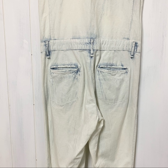Community Virtus Bleach Wash Cotton Jumpsuit Sz XS - Picture 6 of 16